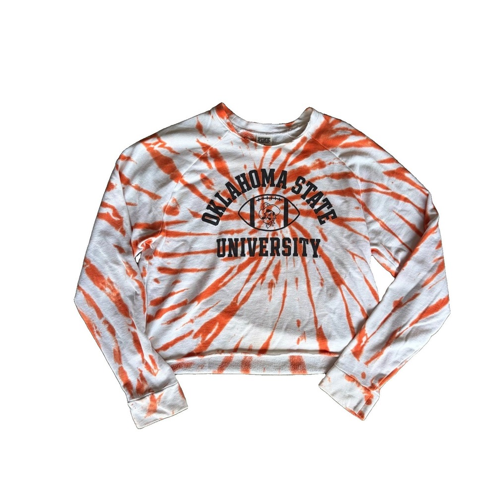 Victoria's Secret Pink Oklahoma State‎ OSU Cowboys Cropped Sweater Women's  XS
